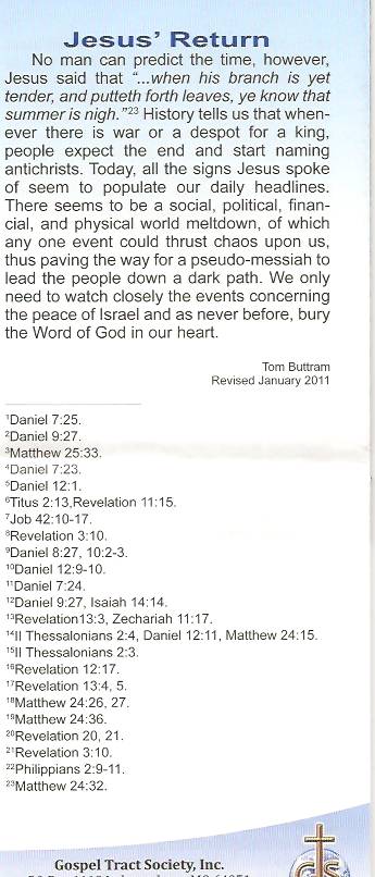 Two Christ are coming Scriptures